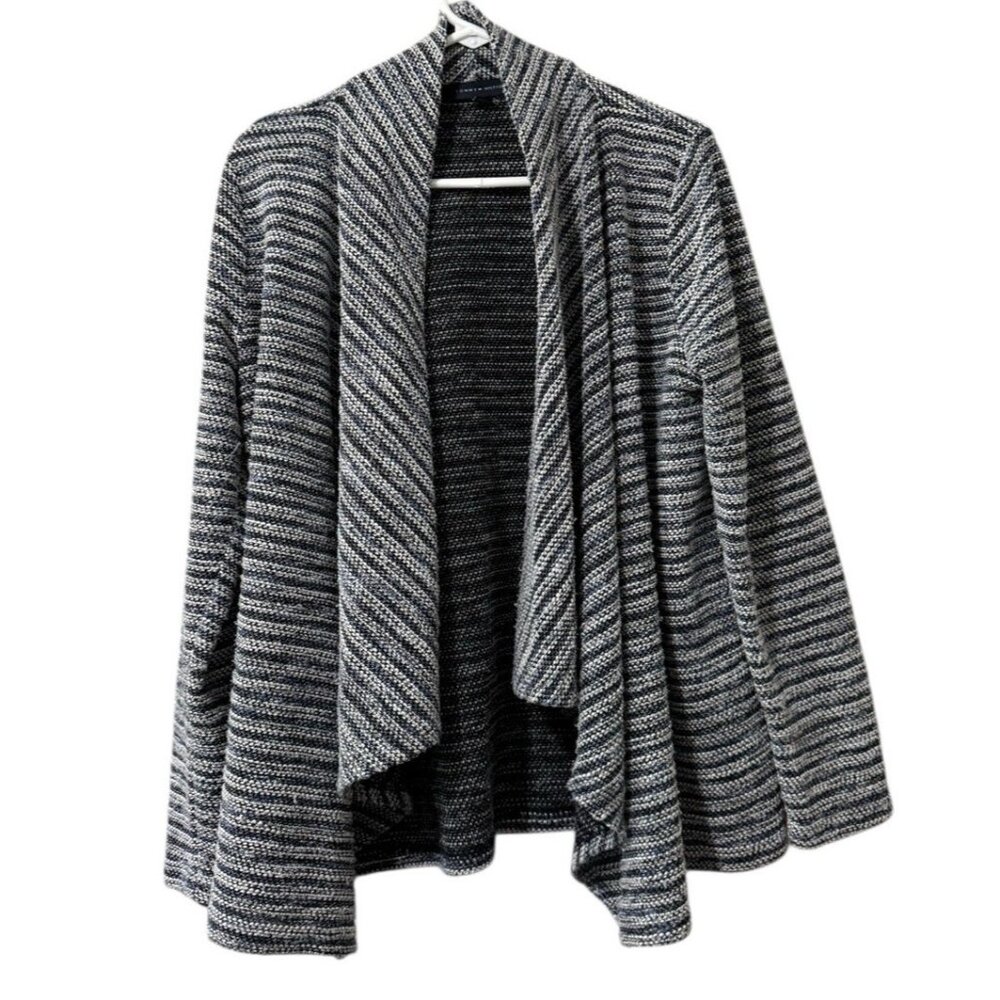 Tommy Hilfiger Women Open Front Cardigan Sweater Size Large Polyester Office
